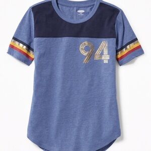 Old Navy graphic football style tee